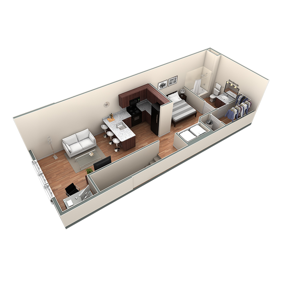 Studio Grand Overlook floor plan