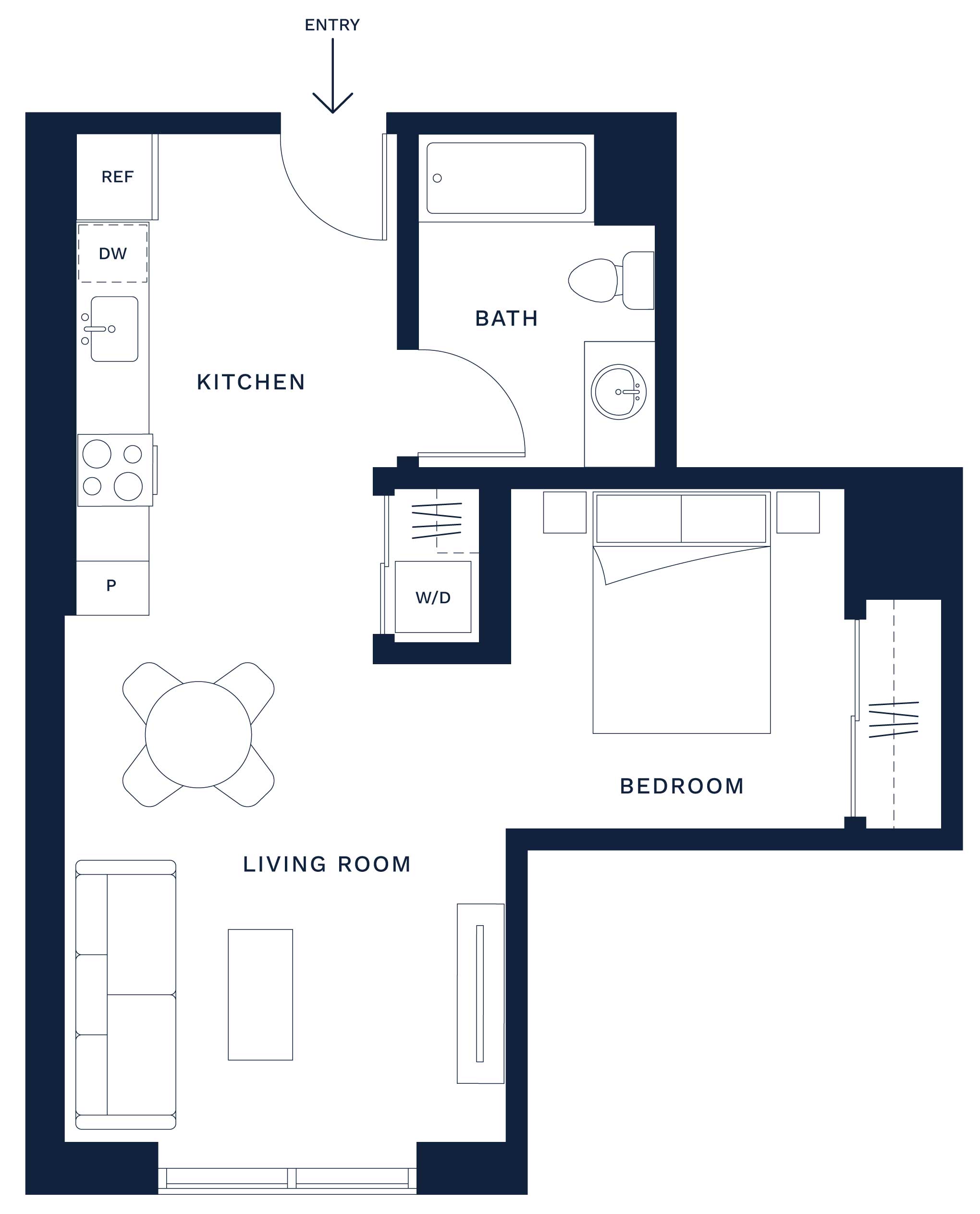 Studio- B2 floor plan