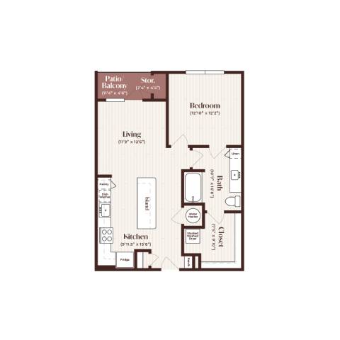 A2 floor plan