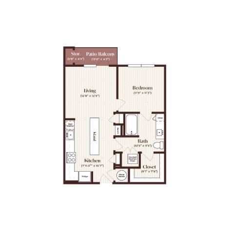 A1 floor plan