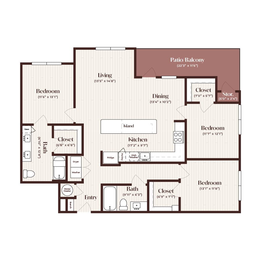 C1 - ANSI floor plan