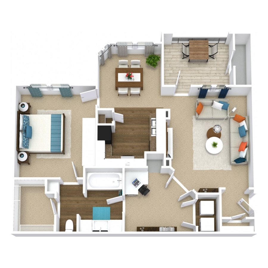 Brazos (B1) floor plan