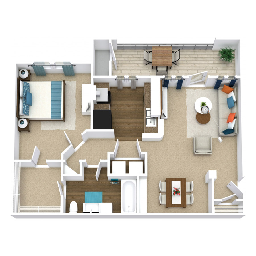 Guadalupe (A2) floor plan
