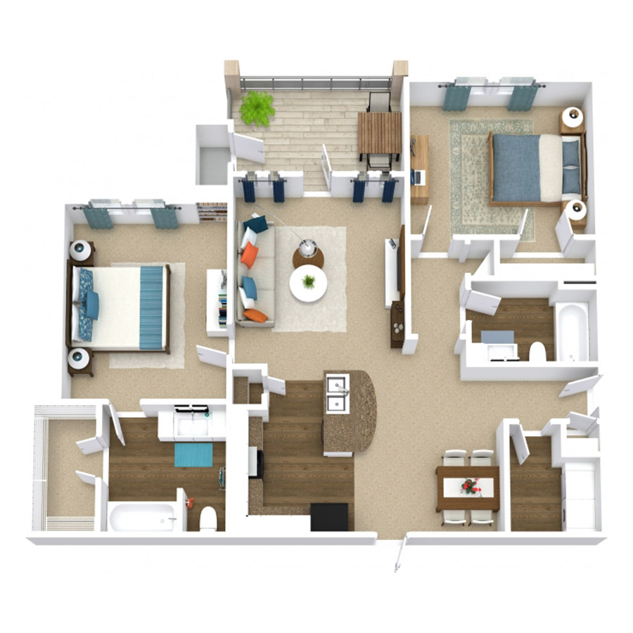 Sabine (B2) floor plan