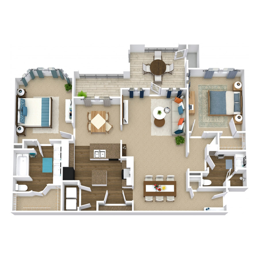 Comal (B4) floor plan