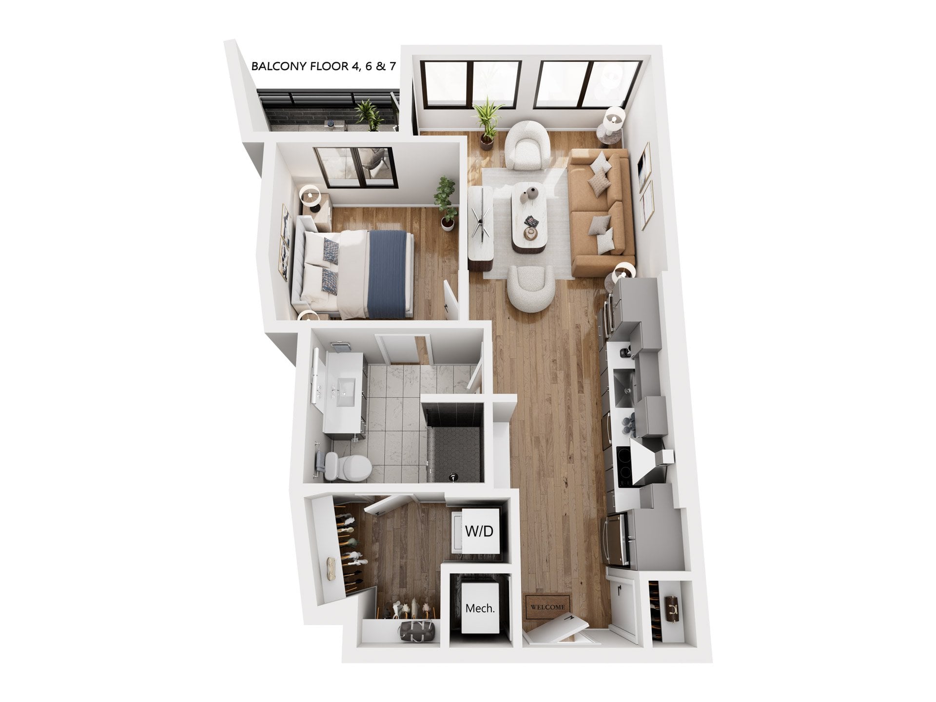A6 floor plan