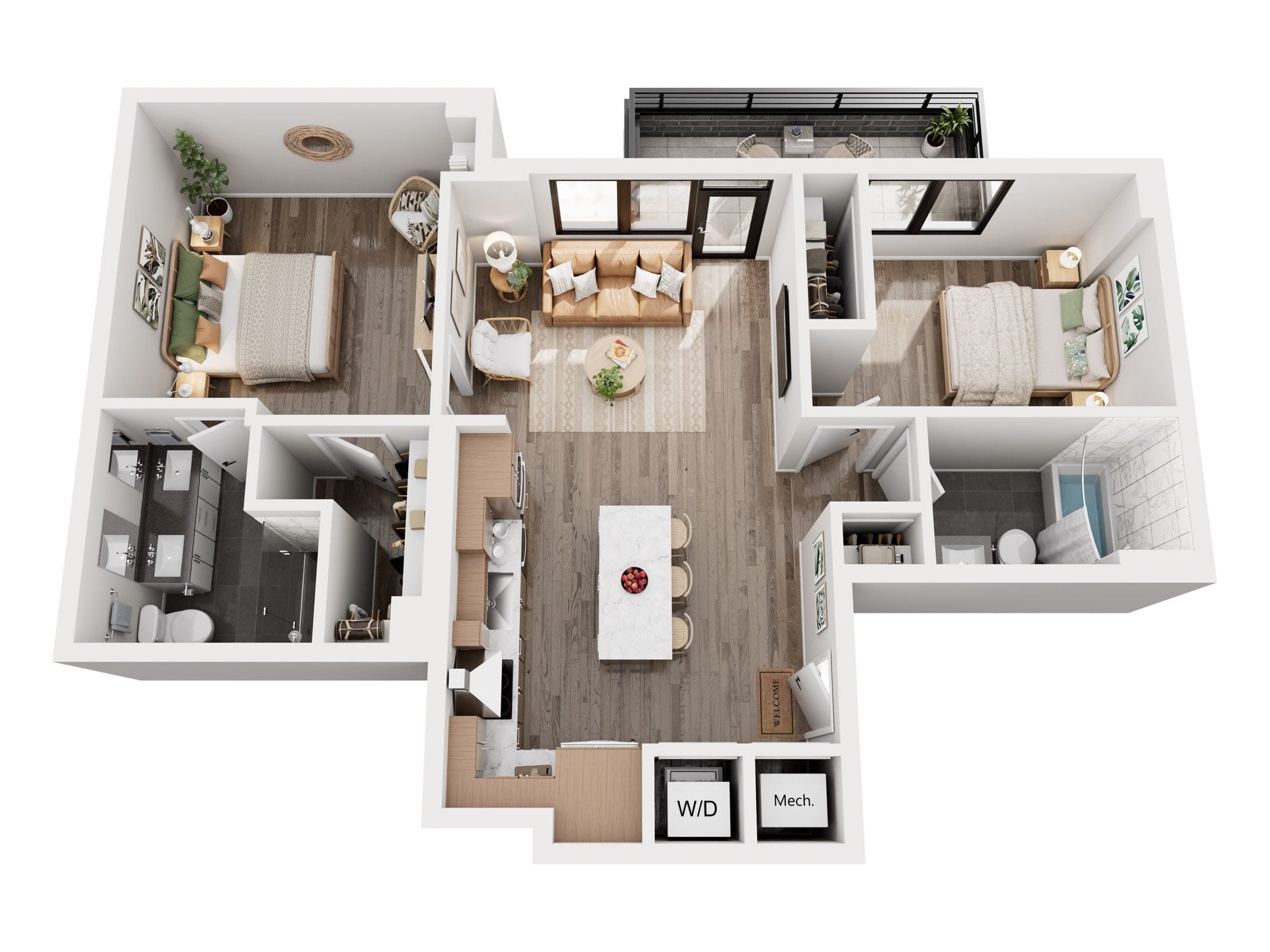 B2 floor plan