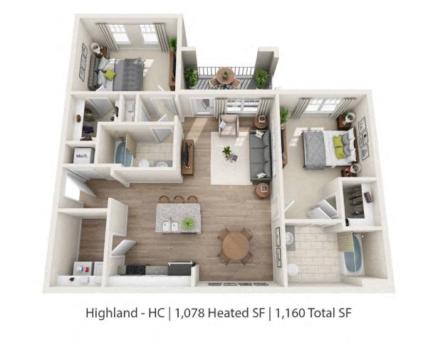 Highland floor plan