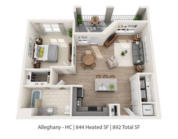 Alleghany floor plan