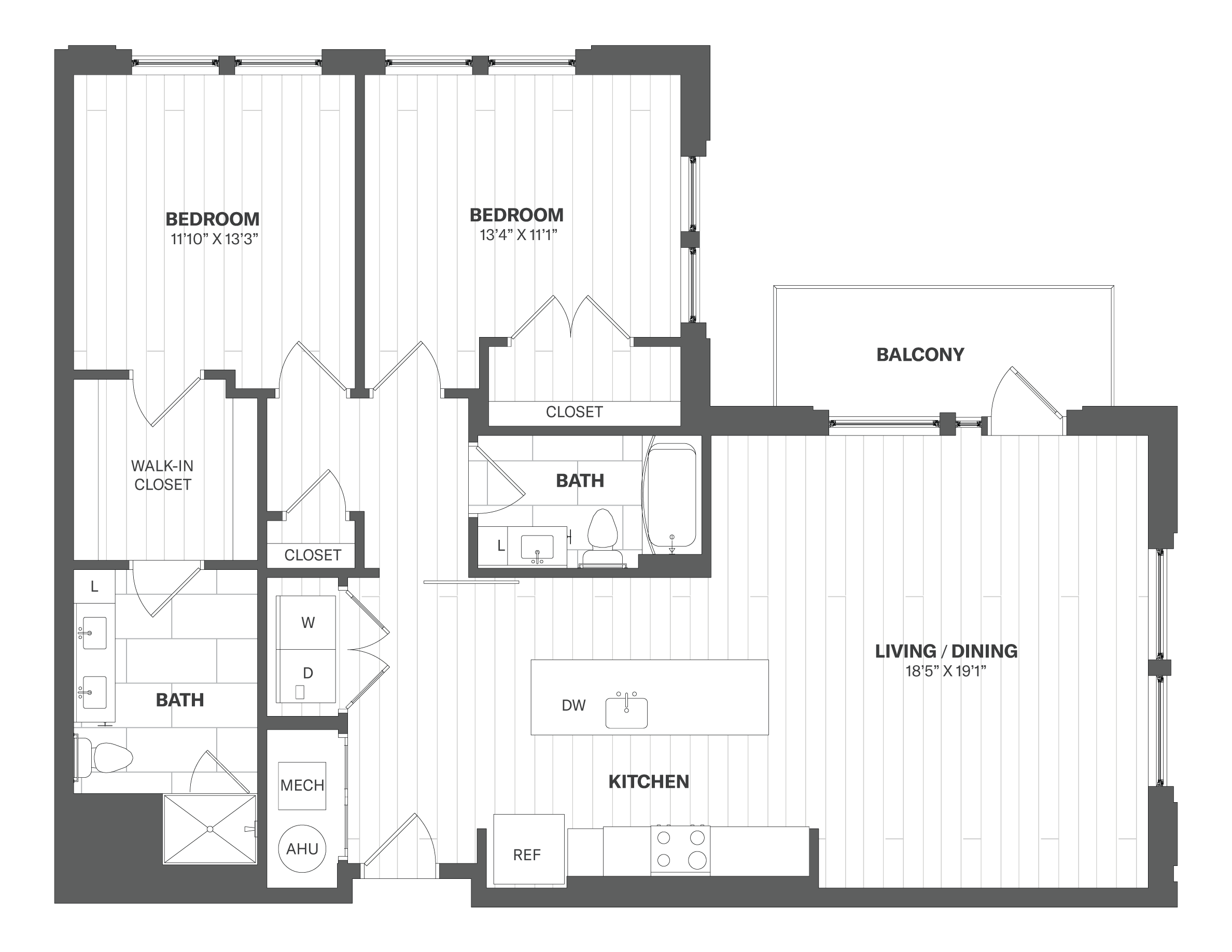 2E floor plan