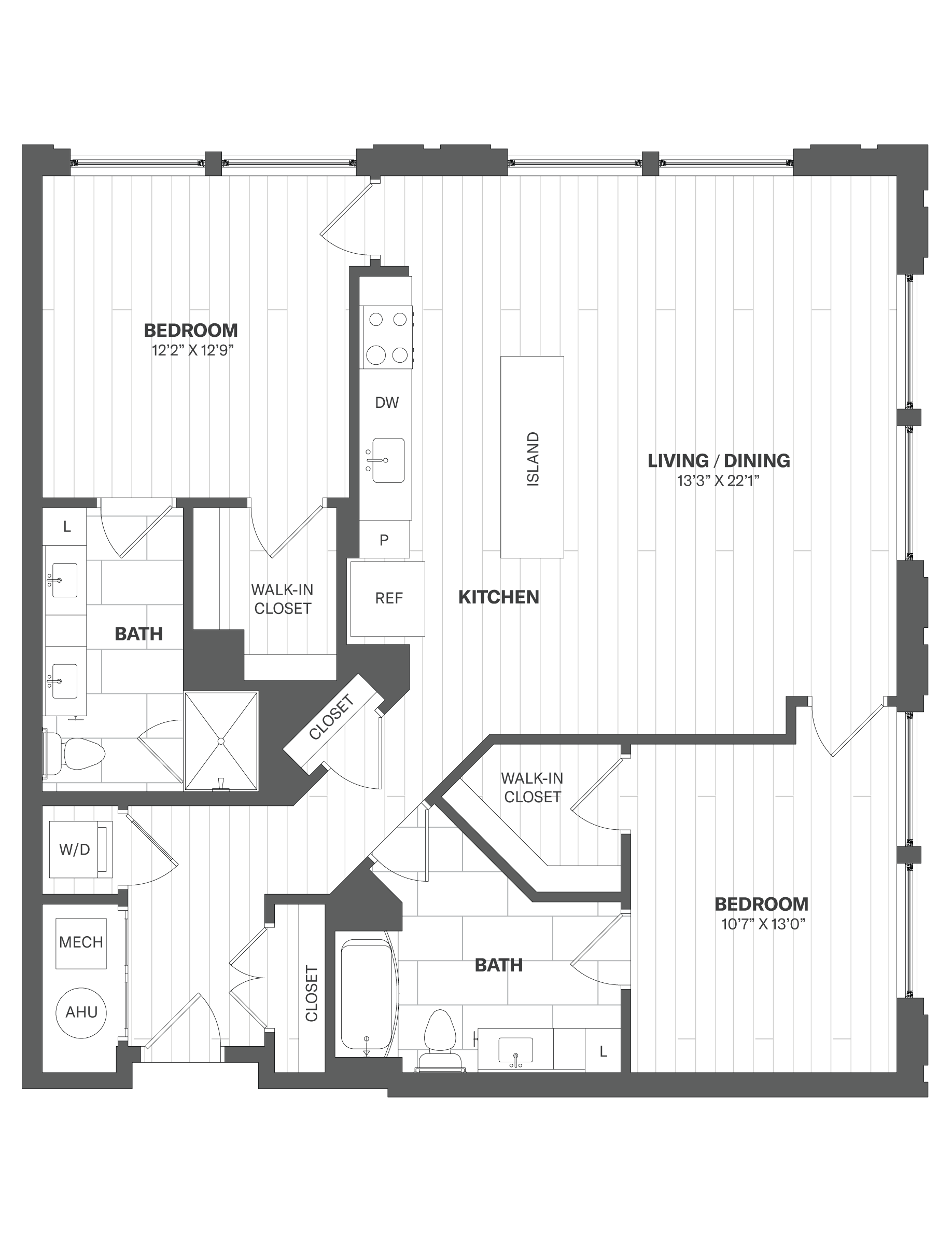 2C floor plan