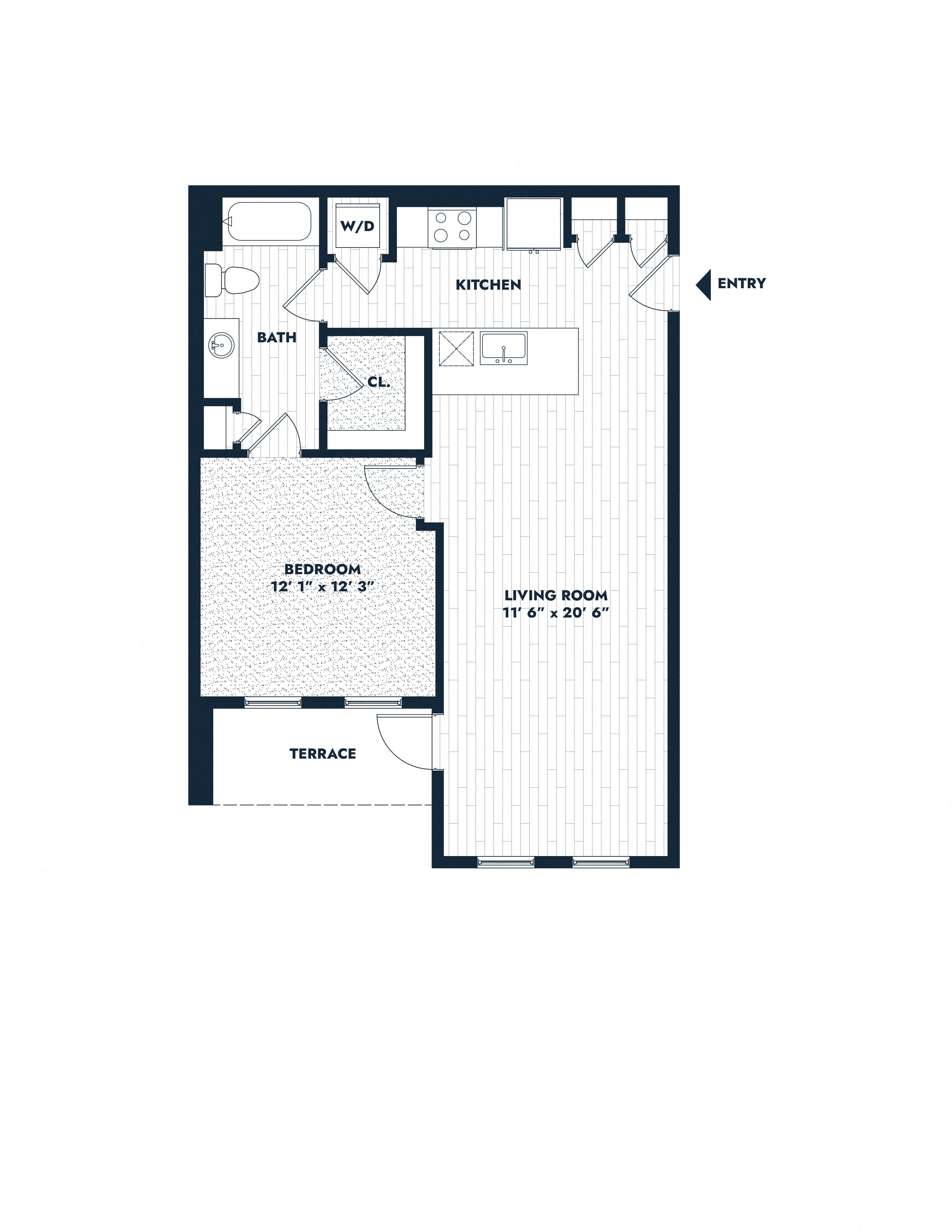 A1 floor plan