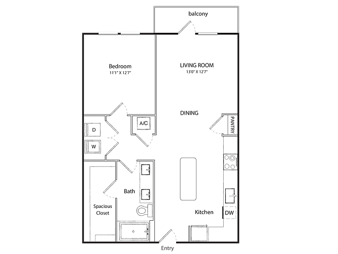 A1A-AH 60 floor plan