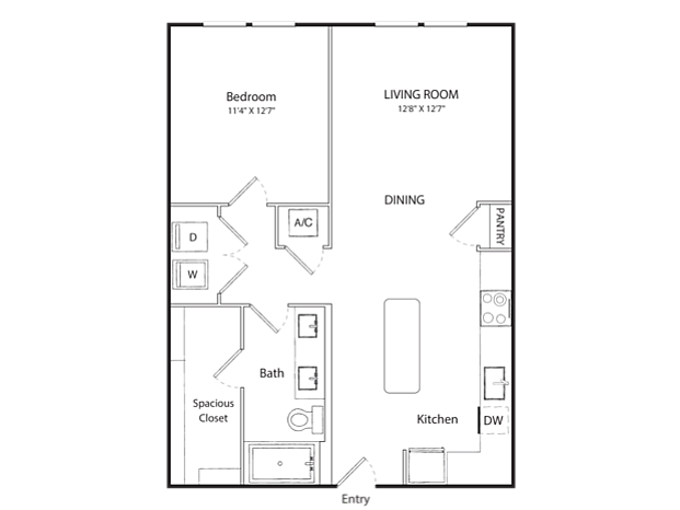 A1 floor plan