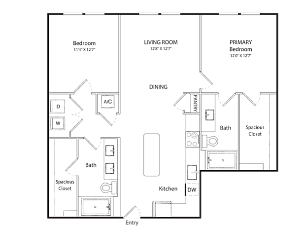 B1- HC AH 80 floor plan