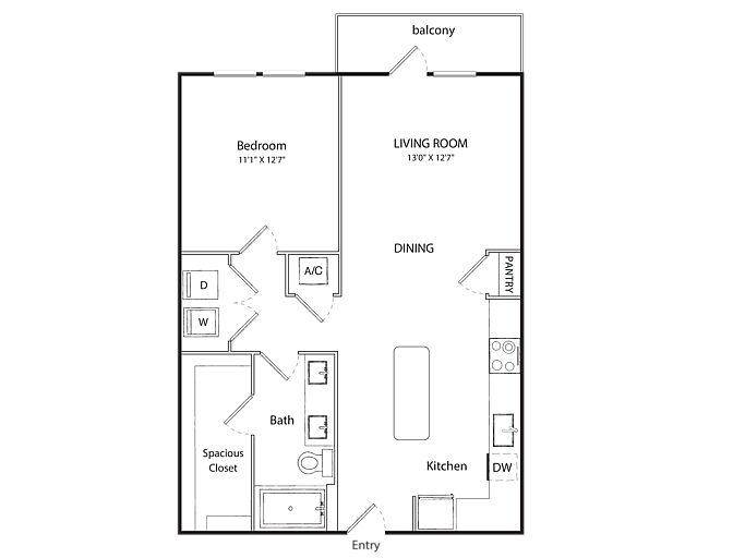 A1A-AH 80 floor plan