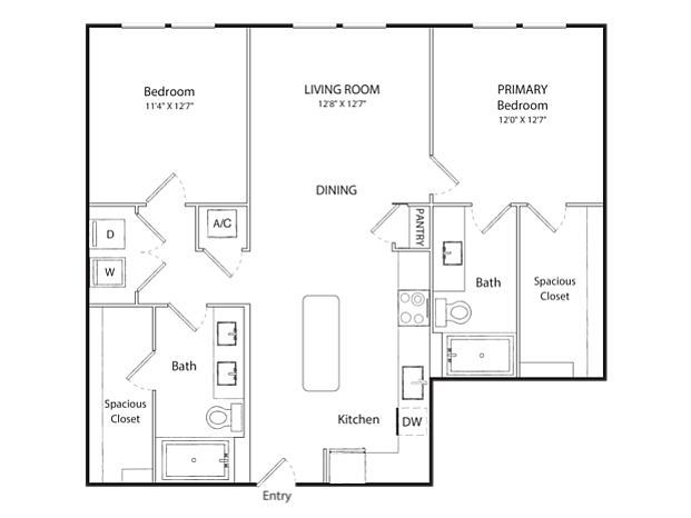 B1-AH 60 floor plan
