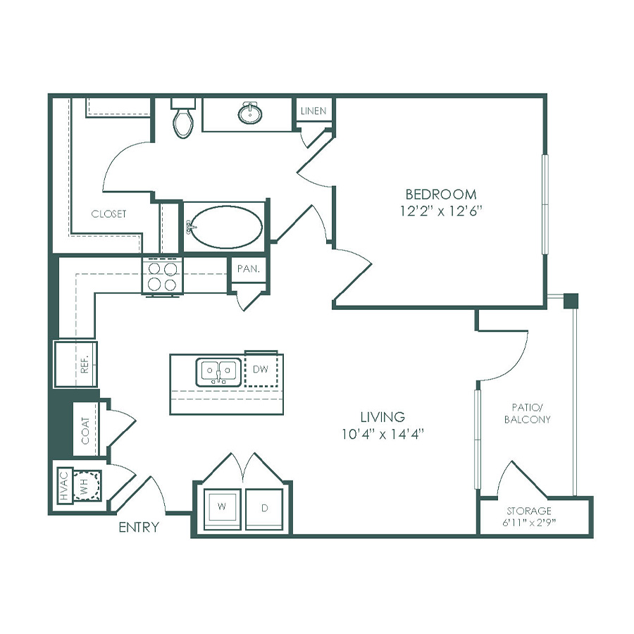A1 floor plan