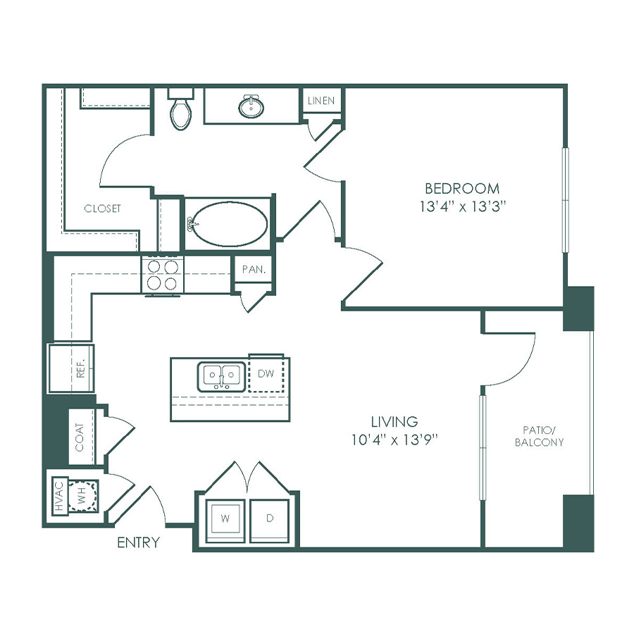 A2 floor plan