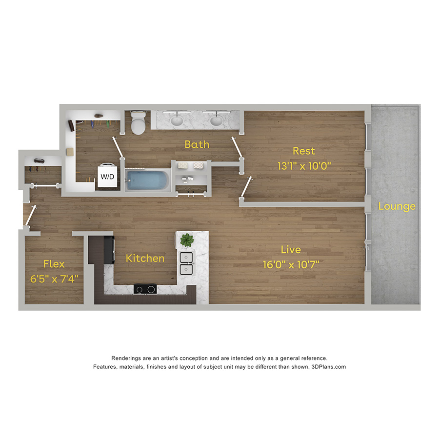 A1 floor plan