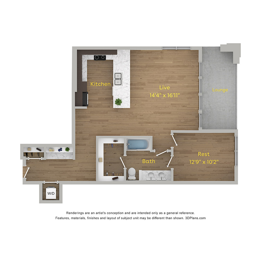 A6 floor plan