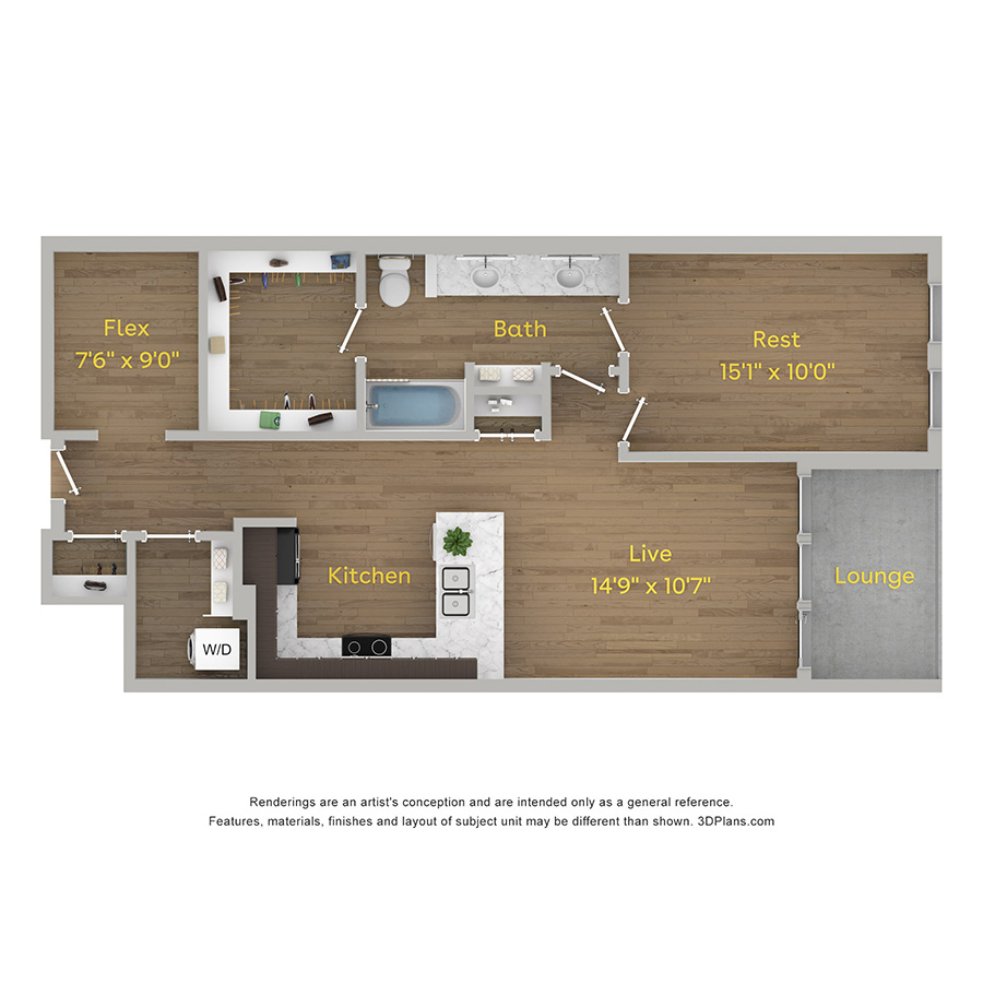A1 ALT floor plan