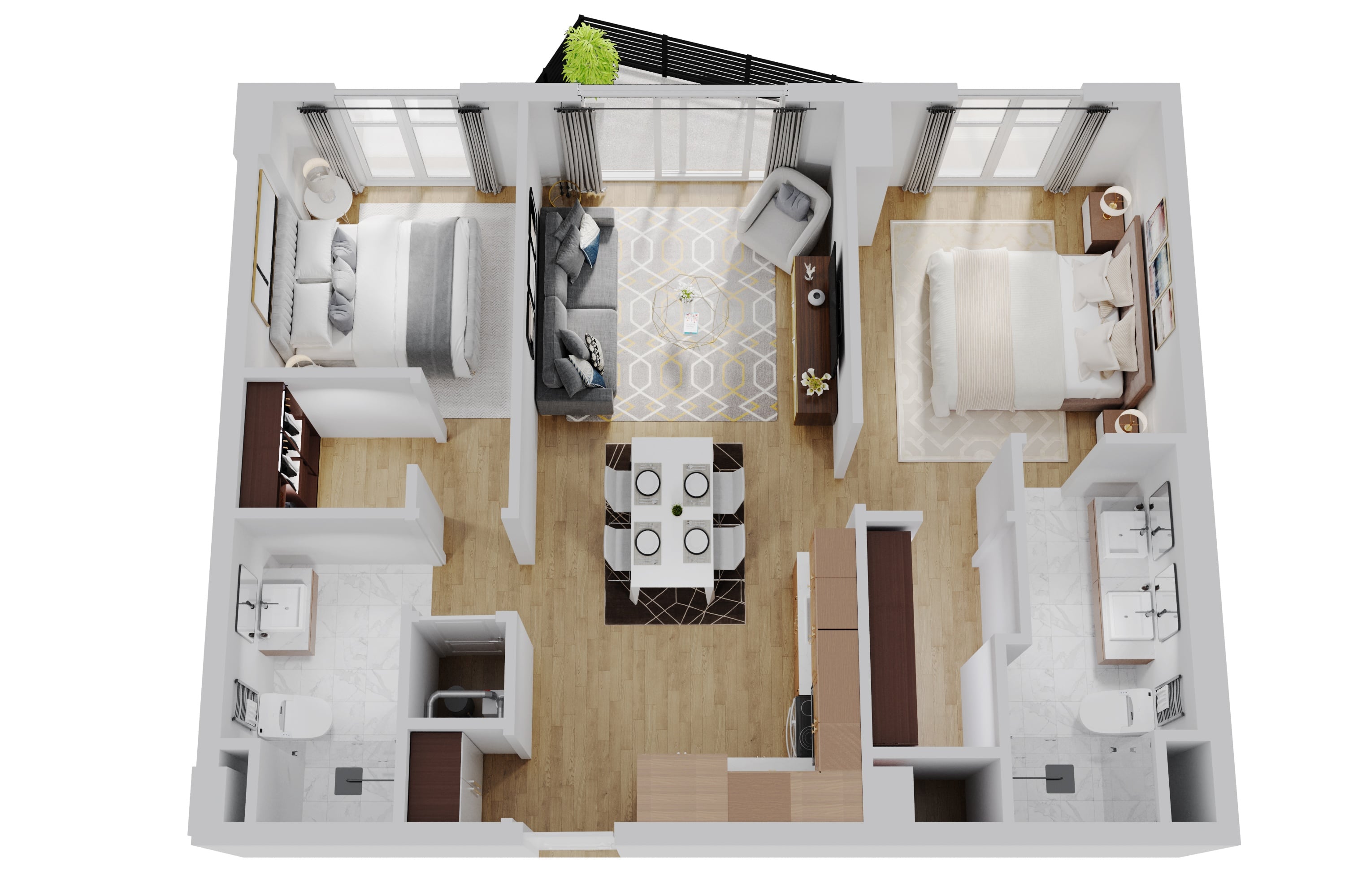 B2 floor plan