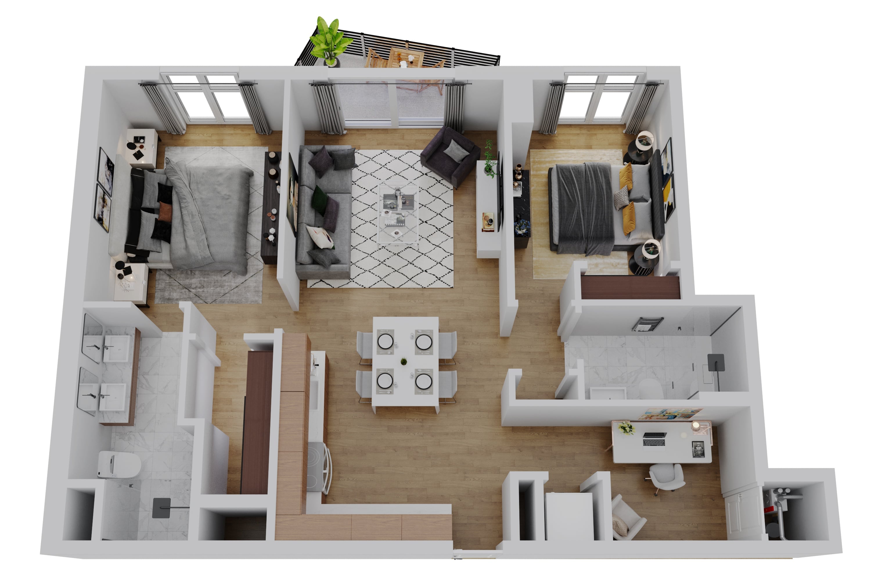 B4 floor plan