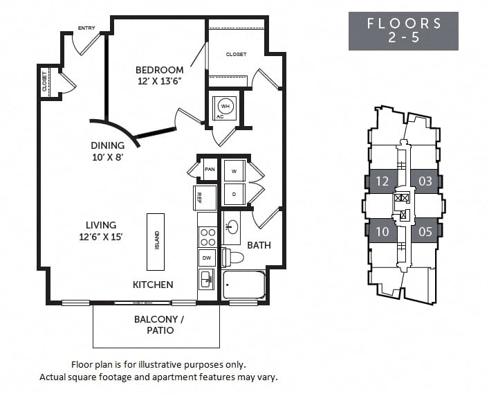 A2B floor plan