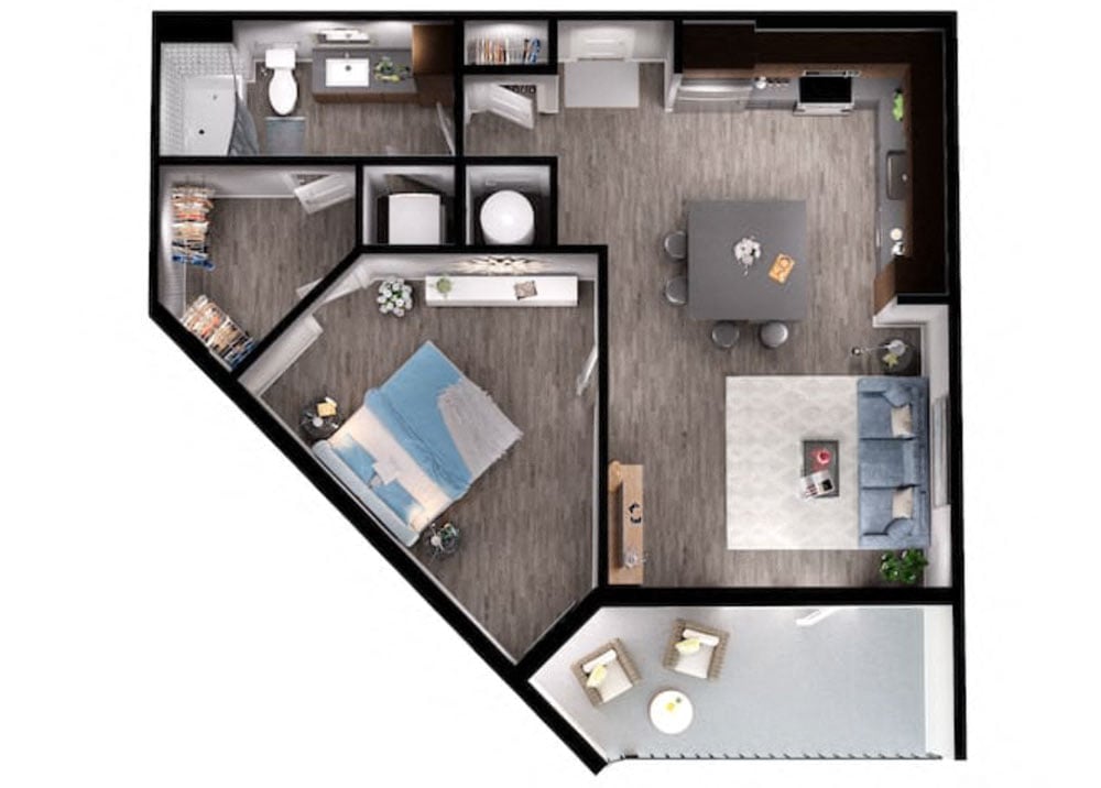 A6 floor plan