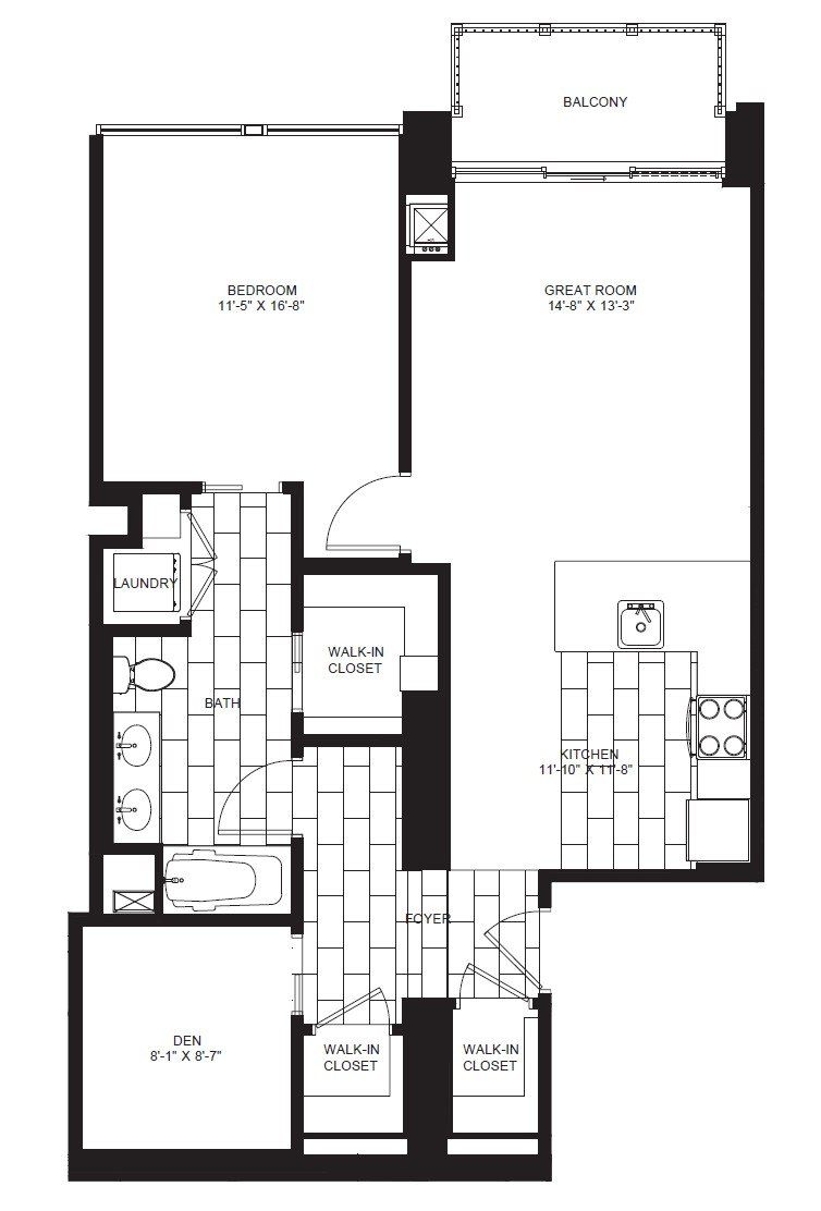 Unit 2401 floor plan