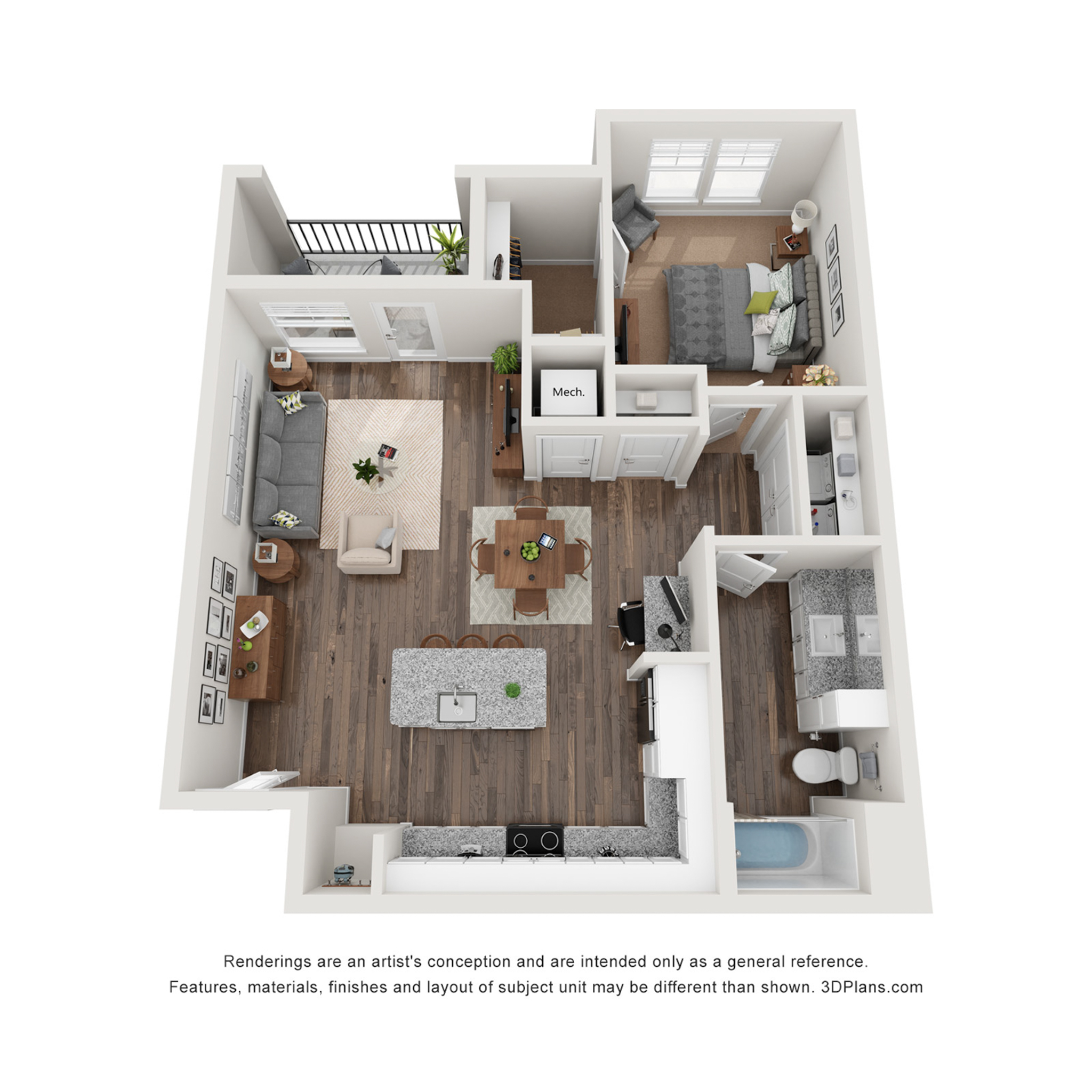 A2 floor plan