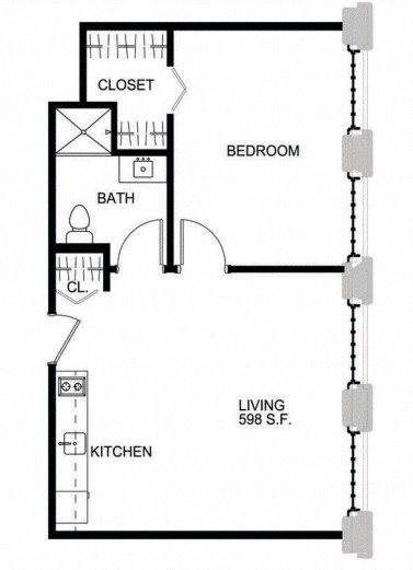 1 Bed/1 Bath-S A17-25A17_25_FloorPlan floor plan