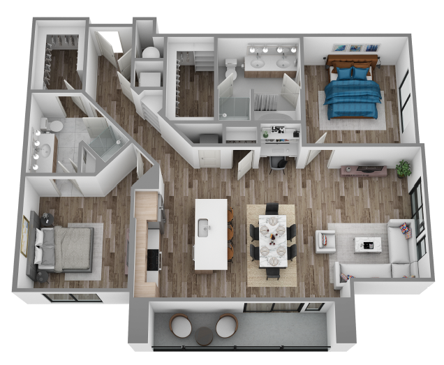 K floor plan