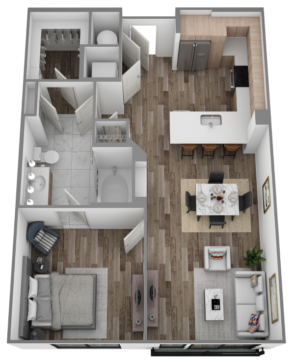 B floor plan