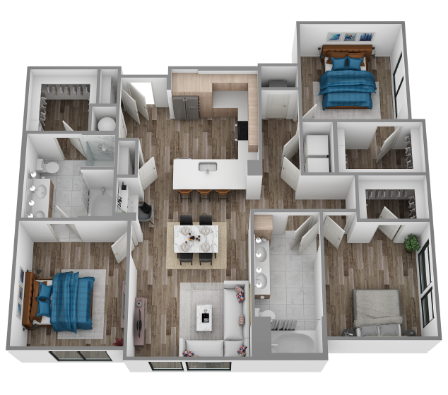 L floor plan