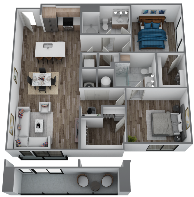 I floor plan
