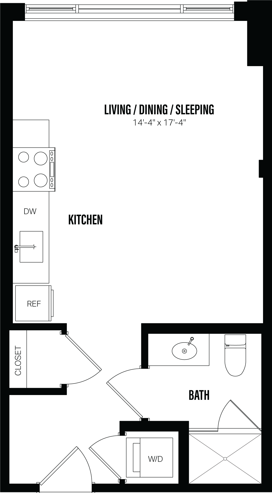 Studio-A5.1 floor plan