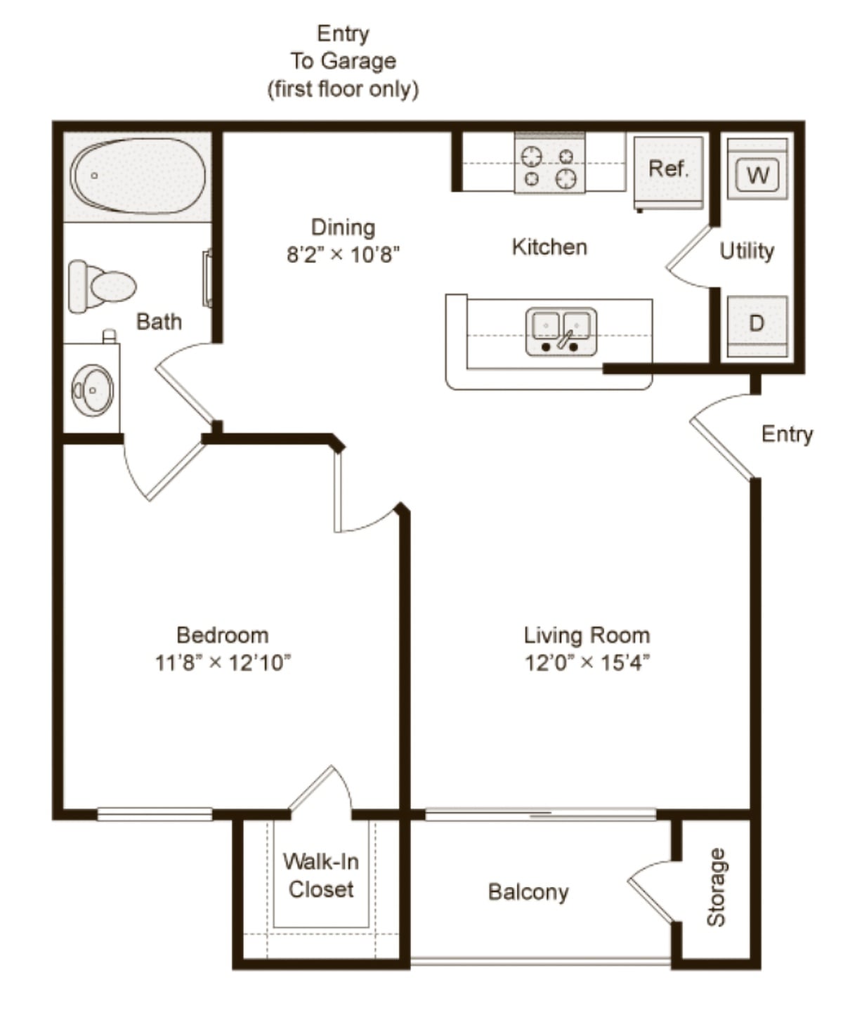 A1U floor plan