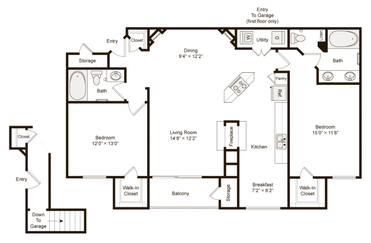 B4U floor plan