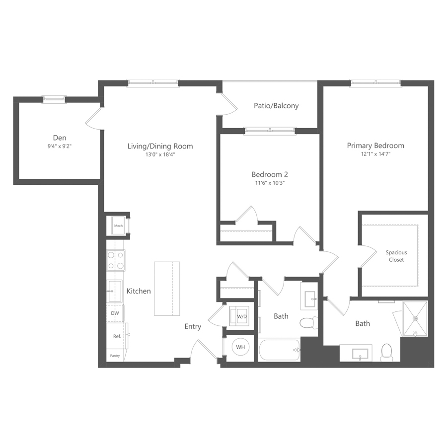 B4.1D floor plan