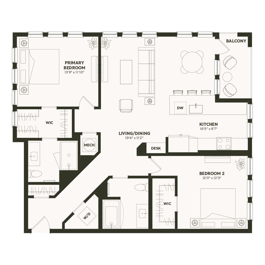 B2 floor plan