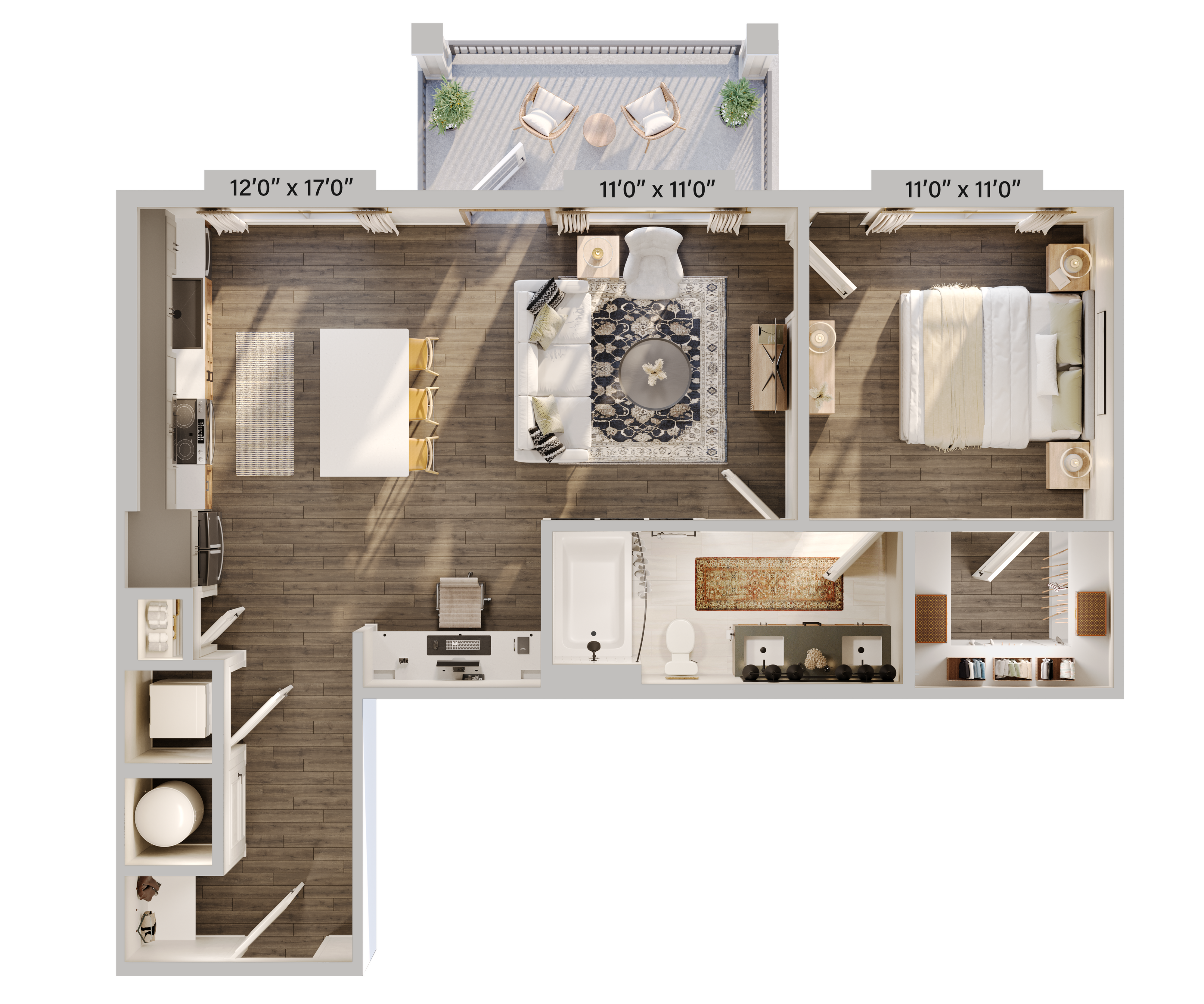 A6 floor plan