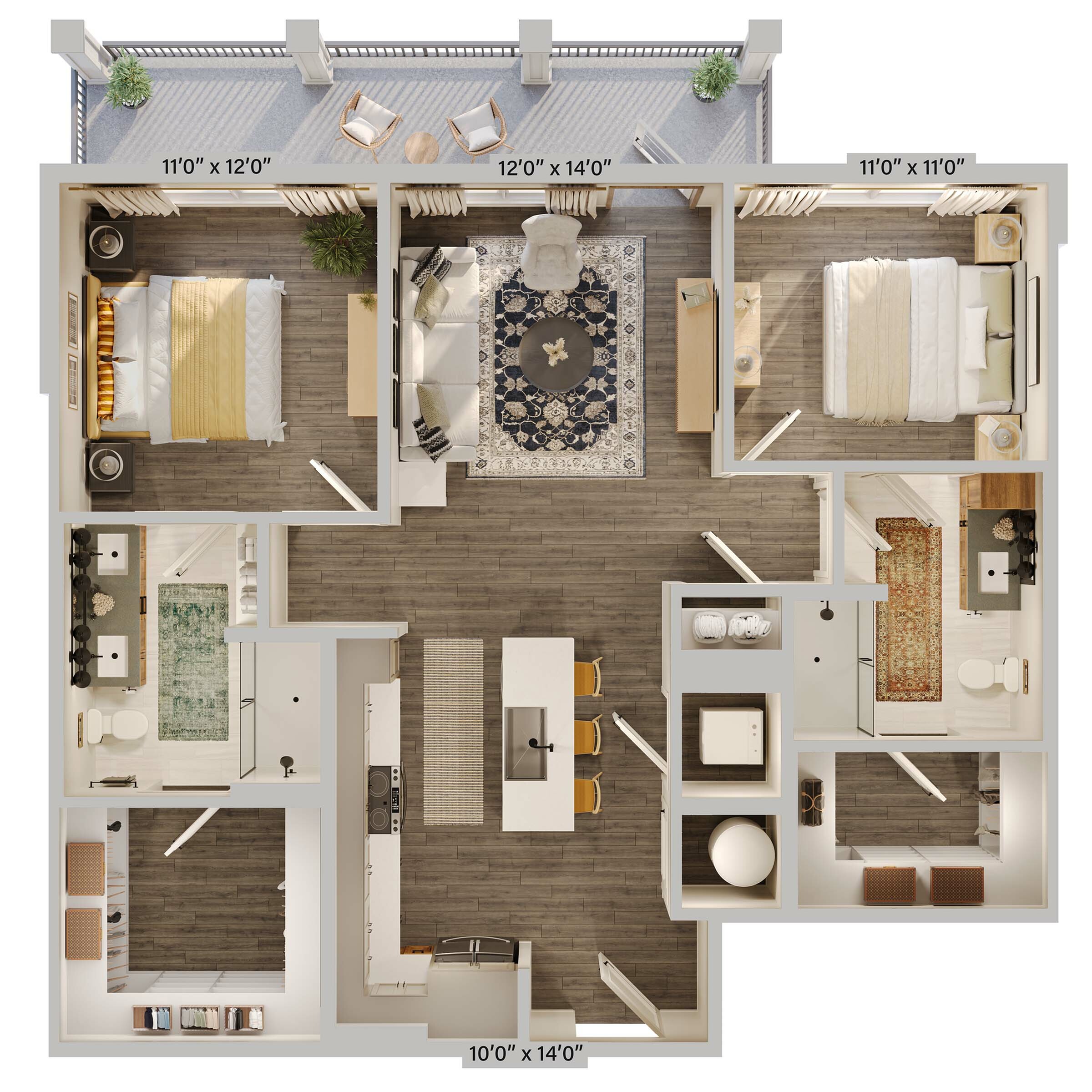 B2.1 floor plan