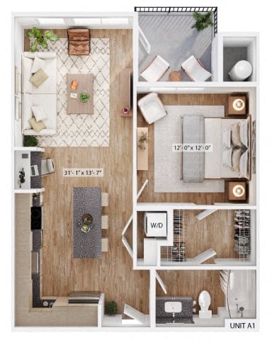 Mustang floor plan