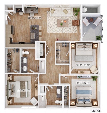 Clydesdale floor plan