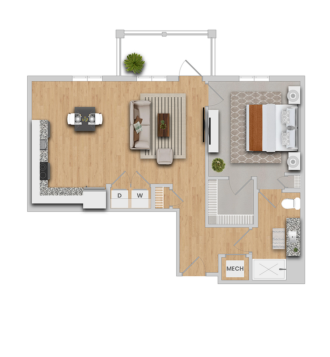 ALMOND floor plan
