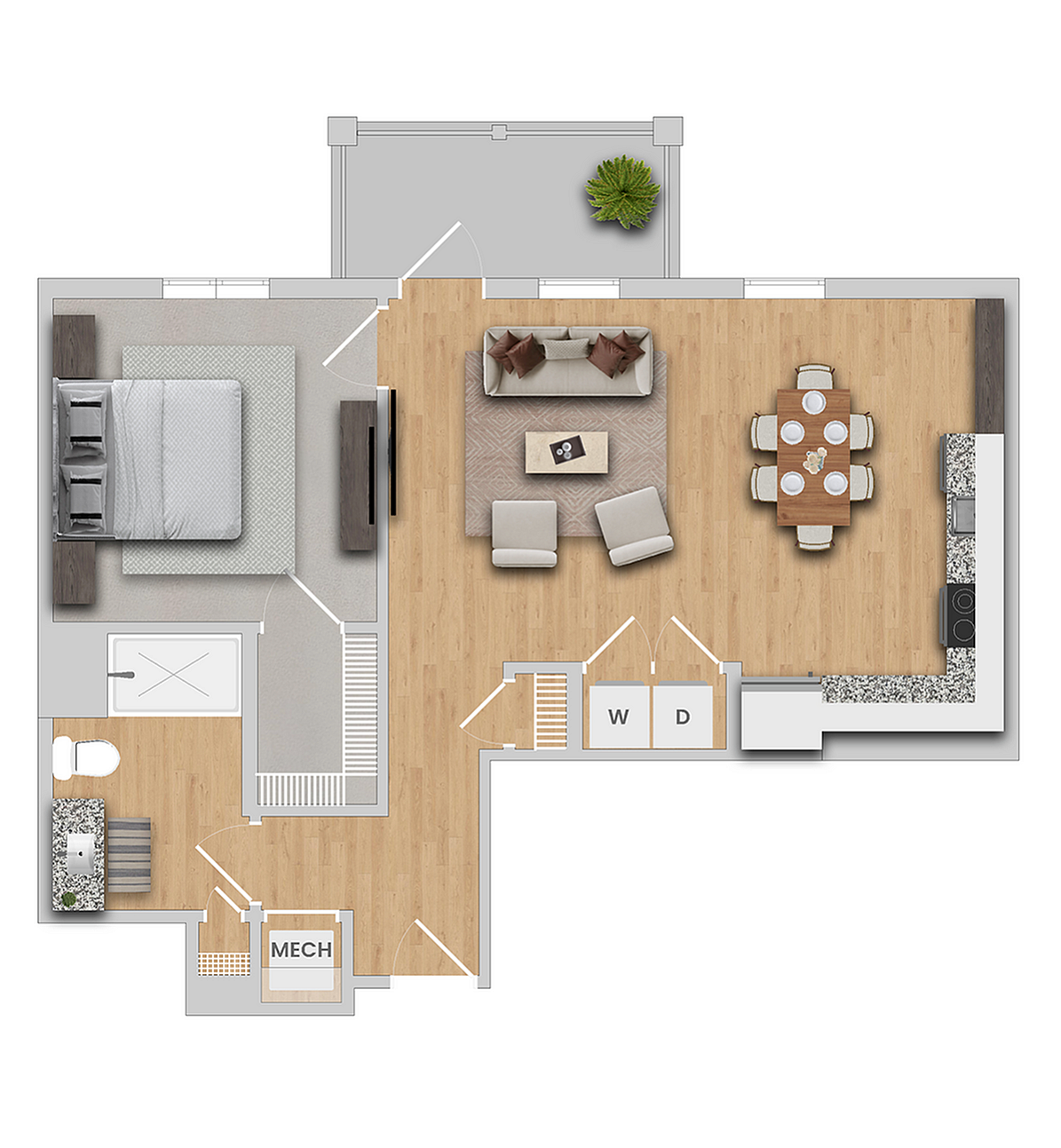 APPLE floor plan