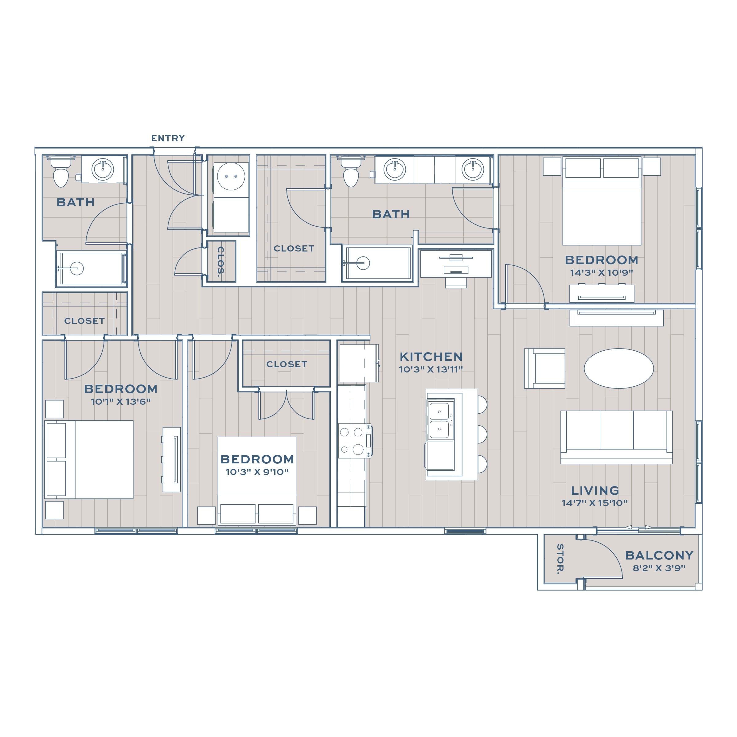 C1 floor plan