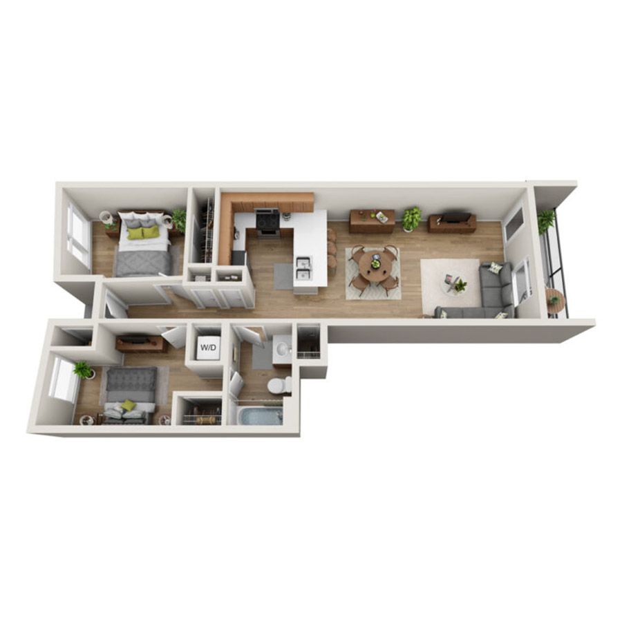 2X1 A floor plan